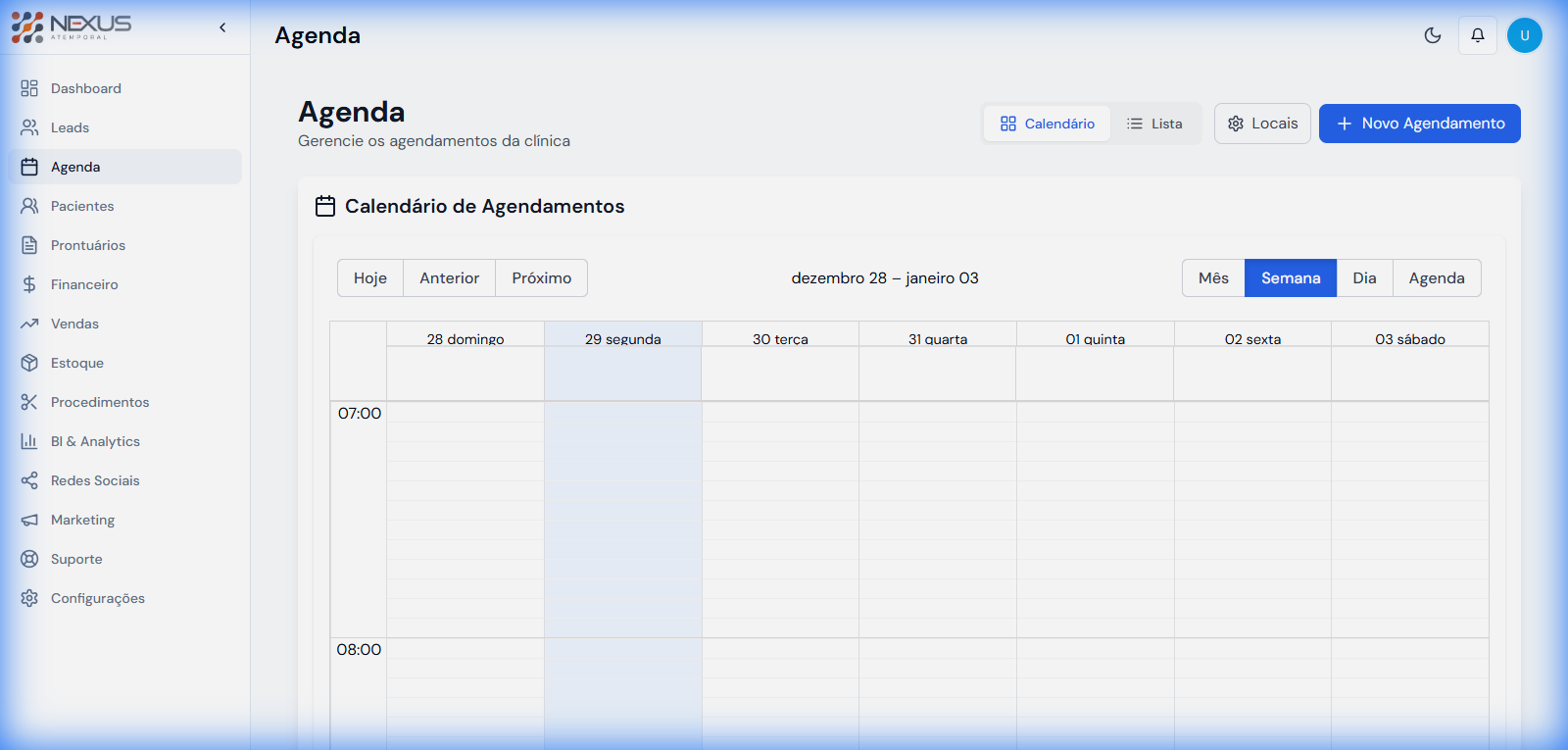 Agenda Inteligente Nexus